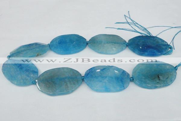 CNG1214 15.5 inches 25*40mm - 30*45mm freeform agate beads