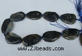 CNG1219 15.5 inches 25*30mm - 30*45mm freeform agate beads