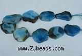 CNG1241 15.5 inches 30*40mm - 40*50mm freeform agate beads