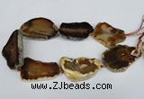 CNG1246 15.5 inches 30*50mm - 40*60mm freeform agate beads