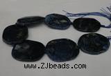 CNG1260 15.5 inches 40*50mm - 45*55mm freeform agate beads