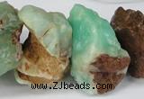 CNG1317 10*20mm – 20*40mm nuggets australia chrysoprase beads