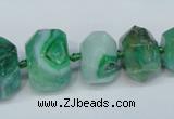 CNG1367 15.5 inches 8*12mm - 22*30mm faceted nuggets agate beads