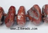 CNG1372 15.5 inches 12*20mm - 18*30mm nuggets agate beads