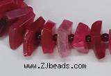 CNG1401 15.5 inches 10*15mm - 12*22mm nuggets agate gemstone beads