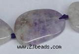 CNG1427 15.5 inches 20*30mm - 35*45mm freeform lavender amethyst beads