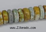 CNG1445 15.5 inches 6*15mm - 8*15mm nuggets agate gemstone beads