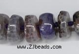 CNG1453 15.5 inches 8*20mm - 10*20mm nuggets agate gemstone beads