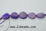 CNG1512 8 inches 20*30mm - 25*35mm freeform agate beads