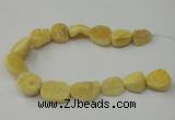 CNG1518 8 inches 12*16mm - 15*22mm freeform agate beads