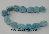 CNG1520 8 inches 12*16mm - 15*22mm freeform agate beads