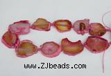 CNG1613 15.5 inches 25*35mm - 30*45mm freeform agate gemstone beads