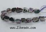 CNG1662 15.5 inches 20*25mm - 25*30mm nuggets druzy amethyst beads
