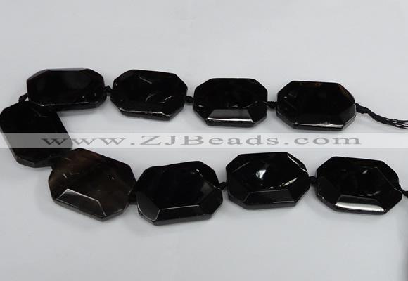 CNG1684 15.5 inches 30*40mm freeform agate gemstone beads wholesale