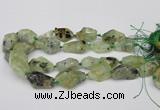 CNG1709 15.5 inches 15*20mm - 18*35mm nuggets prehnite beads