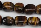 CNG18 15.5 inches 12*17mm nuggets yellow tiger eye gemstone beads