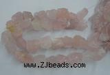 CNG1821 15.5 inches 20*25mm - 25*30mm nuggets rose quartz beads