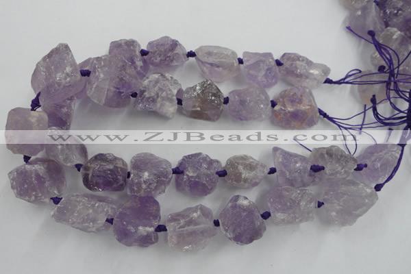 CNG1822 15.5 inches 20*25mm - 25*30mm nuggets amethyst beads