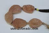 CNG2135 7.5 inches 25*30mm - 30*35mm freeform agate beads