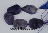 CNG2136 7.5 inches 25*30mm - 30*35mm freeform agate beads