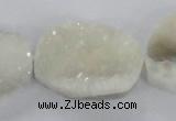 CNG2166 15.5 inches 25*30mm - 25*35mm freeform agate beads