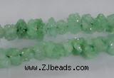 CNG2205 15.5 inches 8*10mm - 10*12mm nuggets plated druzy quartz beads