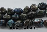 CNG221 15.5 inches 8*10mm nuggets stripe jasper gemstone beads