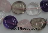 CNG235 15.5 inches 15*16mm nuggets mixed quartz beads