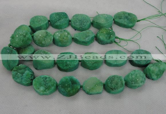 CNG2415 15.5 inches 22*28mm - 28*35mm freeform agate beads