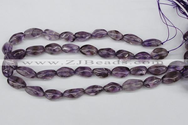 CNG25 15.5 inches 13*20mm nuggets amethyst gemstone beads