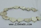 CNG2510 15.5 inches 25*30mm - 35*40mm freeform turquoise beads
