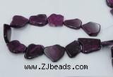 CNG2513 15.5 inches 25*30mm - 35*40mm freeform turquoise beads