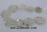 CNG2534 15.5 inches 35*40mm - 40*45mm freeform druzy agate beads