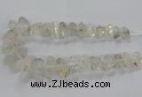 CNG2577 15.5 inches 10*20mm - 15*35mm faceted nuggets white crystal beads