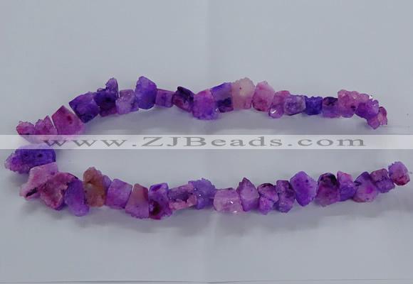 CNG2581 15.5 inches 13*18mm - 15*25mm nuggets druzy agate beads