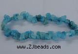 CNG2584 15.5 inches 13*18mm - 15*25mm nuggets druzy agate beads
