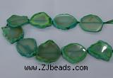 CNG2612 15.5 inches 30*35mm - 40*45mm freeform agate beads