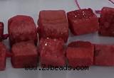 CNG2620 15.5 inches 10*12mm - 14*16mm nuggets druzy agate beads