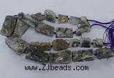 CNG2632 15.5 inches 18*25mm - 20*40mm freeform druzy amethyst beads