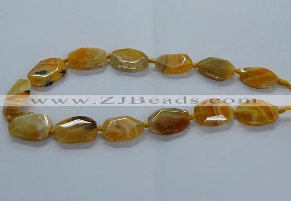 CNG2635 15.5 inches 18*28mm - 20*30mm freeform agate beads