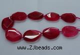 CNG2643 15.5 inches 25*35mm - 30*40mm freeform agate beads