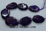 CNG2654 15.5 inches 38*48mm - 42*55mm freeform agate beads