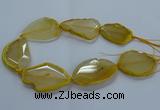 CNG2662 15.5 inches 35*45mm - 40*55mm freeform agate beads