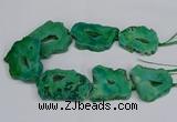 CNG2681 15.5 inches 30*40mm - 40*50mm freeform druzy agate beads