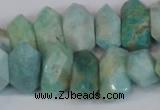 CNG2700 15.5 inches 10*14mm - 13*18mm faceted nuggets amazonite beads