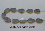 CNG2720 15.5 inches 18*28mm - 20*30mm freeform blue aventurine beads