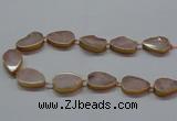 CNG2721 15.5 inches 18*28mm - 20*30mm freeform rose quartz beads