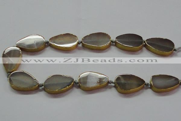 CNG2722 15.5 inches 18*28mm - 20*30mm freeform agate beads