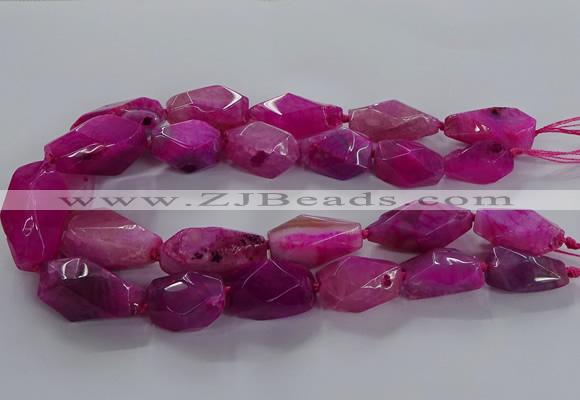 CNG2733 15.5 inches 15*30mm - 20*40mm nuggets agate beads