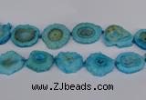 CNG2765 15.5 inches 30*40mm - 45*50mm freeform druzy agate beads